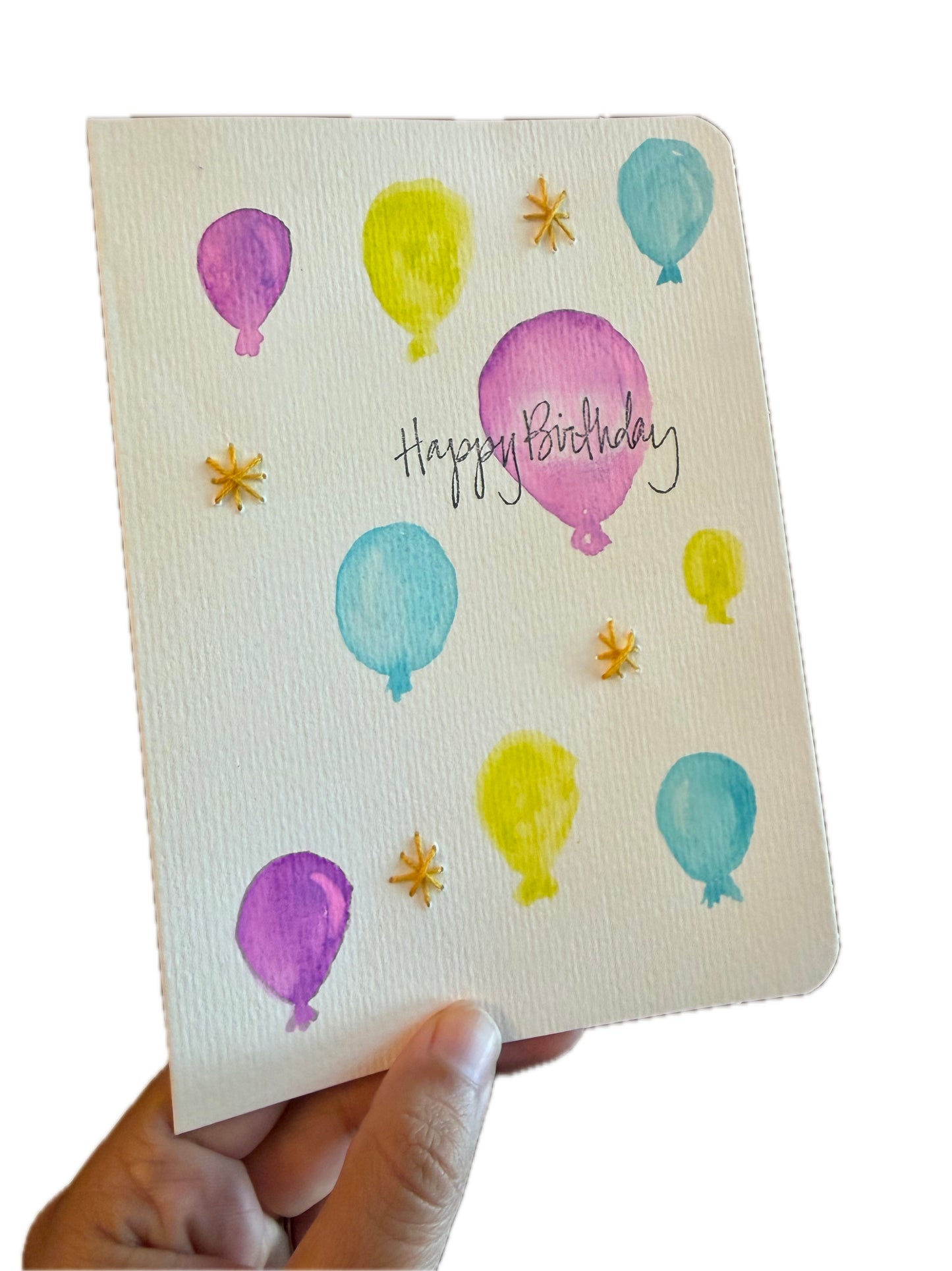 Happy Birthday | Embroidery Greeting Card | handcrafted | special gift