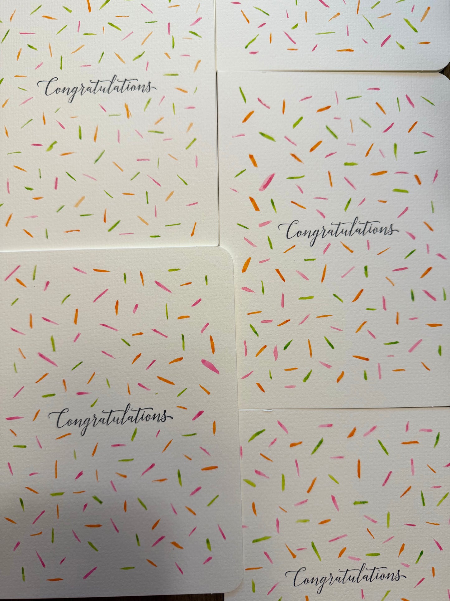 Congratulations | Embroidery Greeting Card | handcrafted | special gift