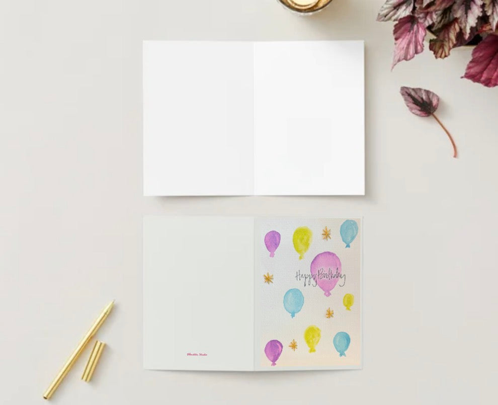Happy Birthday | Embroidery Greeting Card | handcrafted | special gift