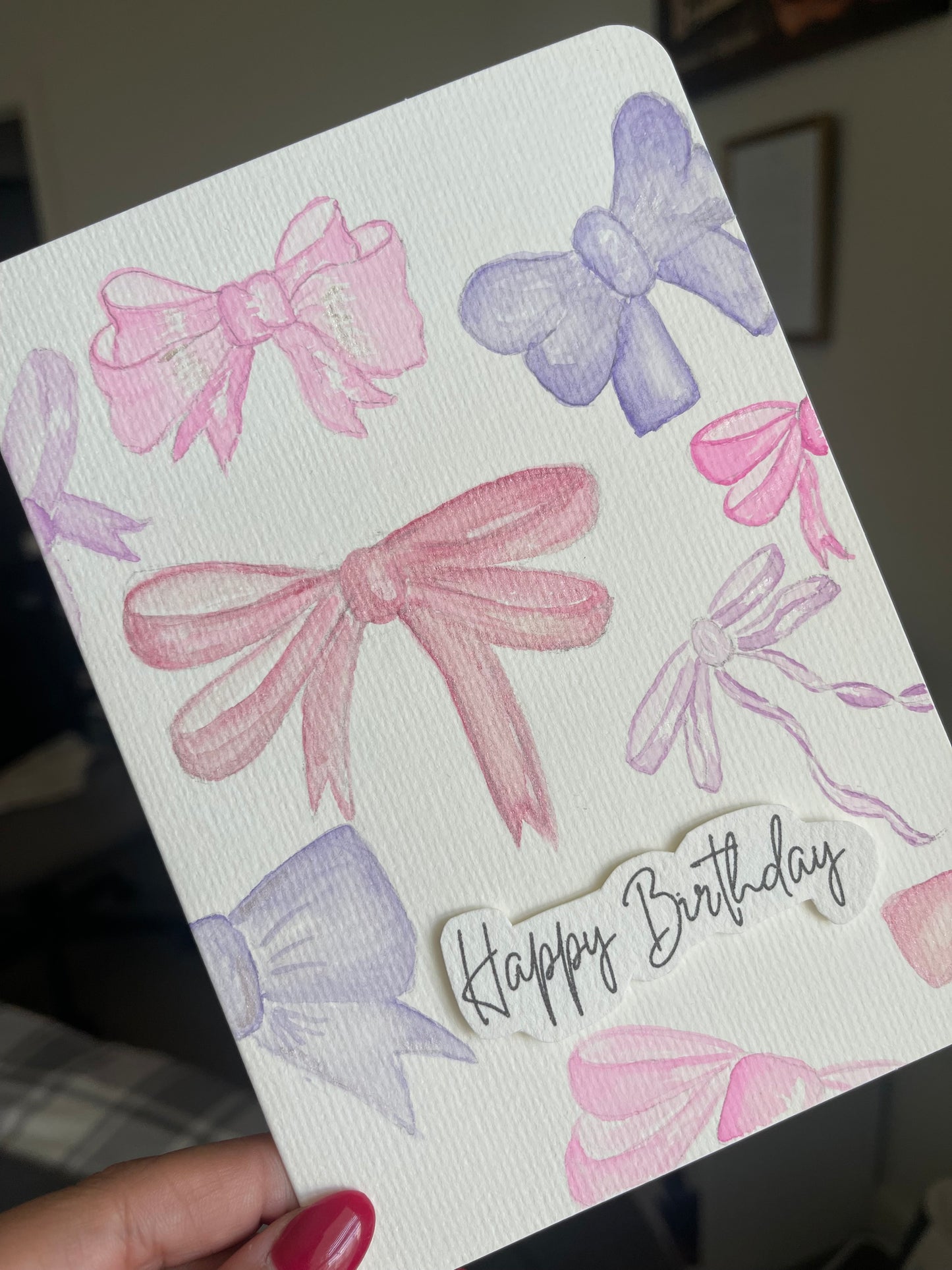 Personalized Greeting Card | hand painted | special gift
