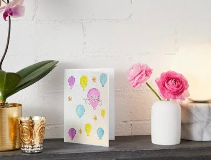 Happy Birthday | Embroidery Greeting Card | handcrafted | special gift