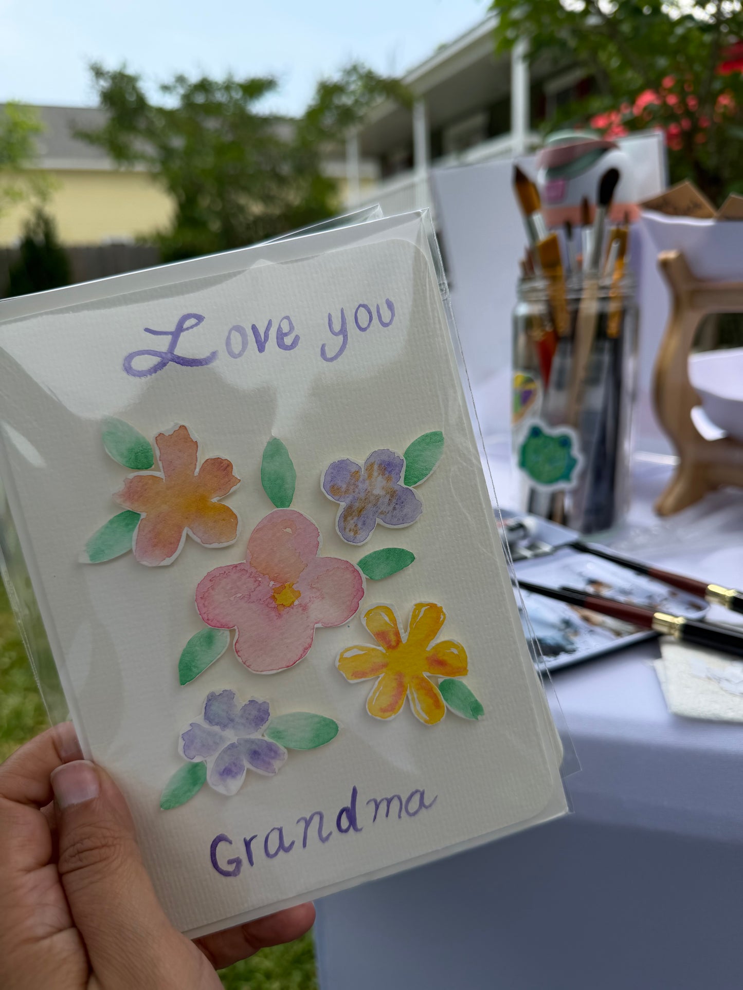 Personalized Greeting Card | hand painted | special gift
