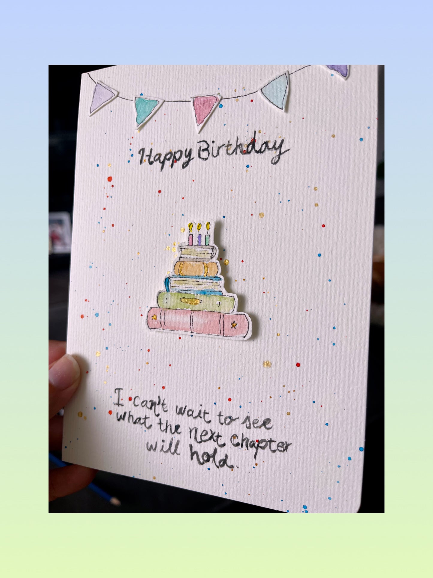 Personalized Greeting Card | hand painted | special gift