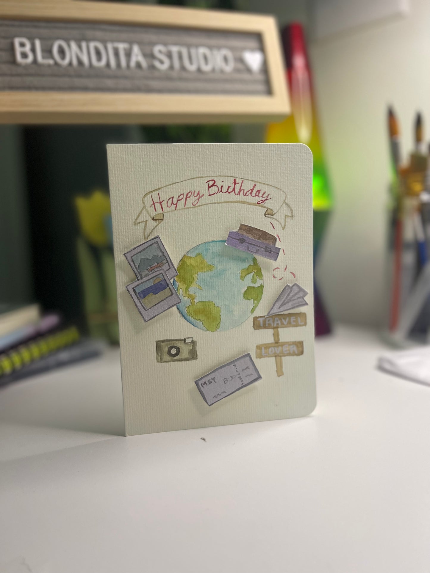 Personalized Greeting Card | hand painted | special gift