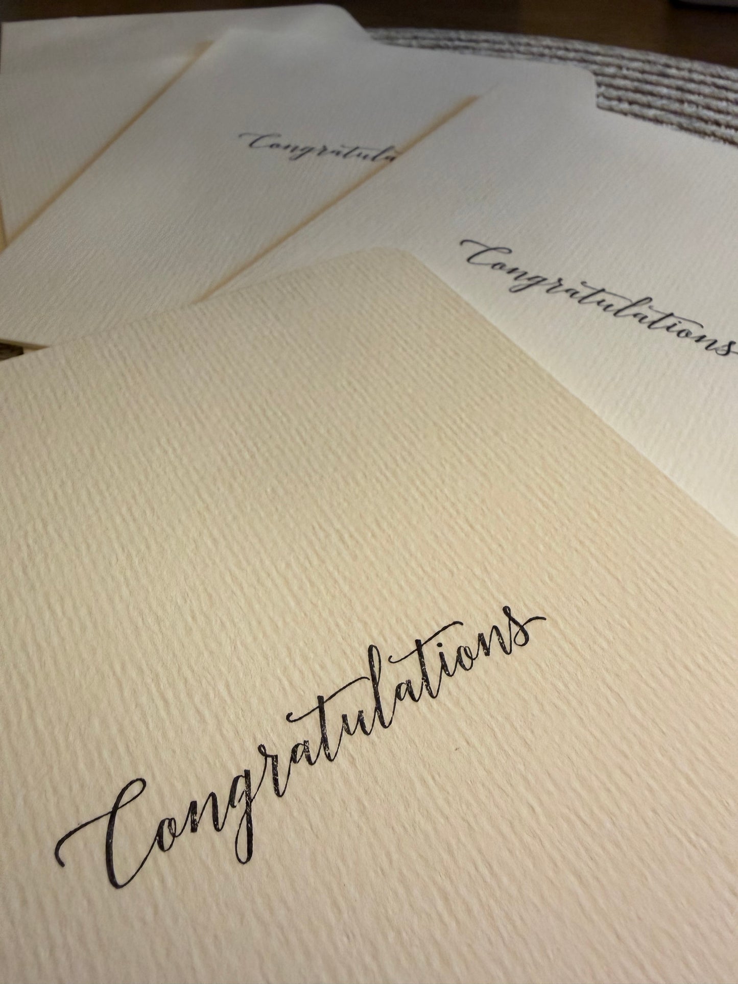 Congratulations | Embroidery Greeting Card | handcrafted | special gift